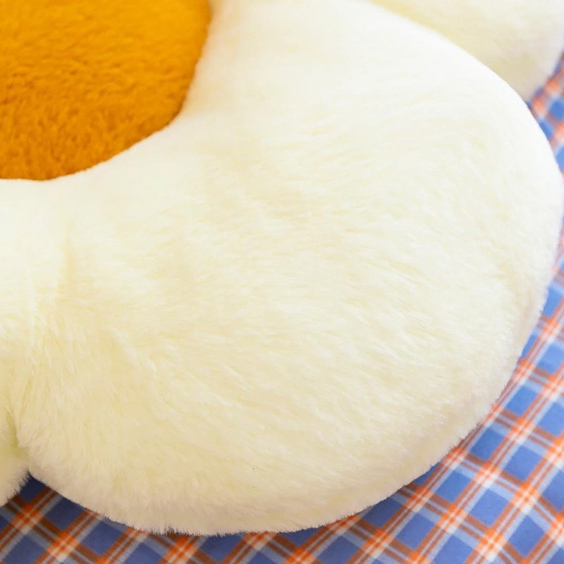 Zabuton, Cute, Zabuton, Flower Cushion, Fluffy Body Pillow, Floor Cushion,