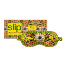SLIP slip Pure Silk Sleep Mask - 100% Pure 22 Momme Mulberry Silk Eye Mask - Comfortable Sleeping Mask with Elastic Band + Pure Silk Filler and Internal Liner, Zodiac Collection: Leo