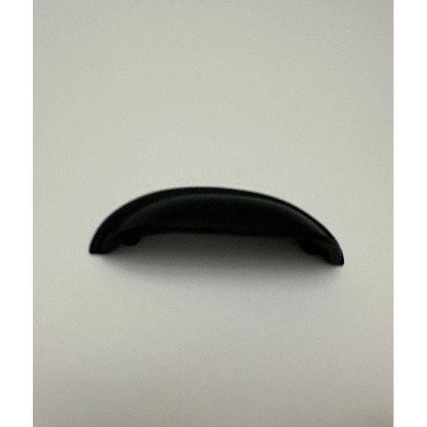Emtek 86123US19 3” Cup Pull Matte Black