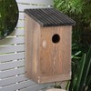 Hanging Wooden Bird House DIY Breeding Parrots Bird Nesting Box