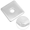 QWORK 50-Pack Galvanized Square Washers Plate – 1/2" ID, 2x2"