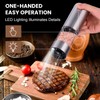 Fzaqwen Electric Salt and Pepper Grinder Set Rechargeable - Automatic
