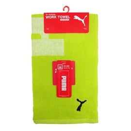 Mittani Corporation 190894 PUMA Work Towel (Yellow Green), 1 Piece Set, Approx. 13.4 x 35.4 inches (34 x 90 cm)