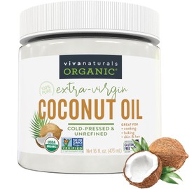 Viva Naturals Organic Extra Virgin Coconut Oil, 16 Ounce