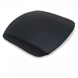 DOTCOM Gray Leather Center Console Lid Armrest Cover Compatible with 2009 2010 2011 2012 2013 2014 2015 Honda Pilot (Leather Skin Only) Black