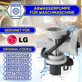 Drain Pump Power 30 W 220/240 V for Washing Machine with Original Code EAU62263305 AHA73653502 5859EN1006M 5859EN1006B 5859EN1006S for LG MONTERAL