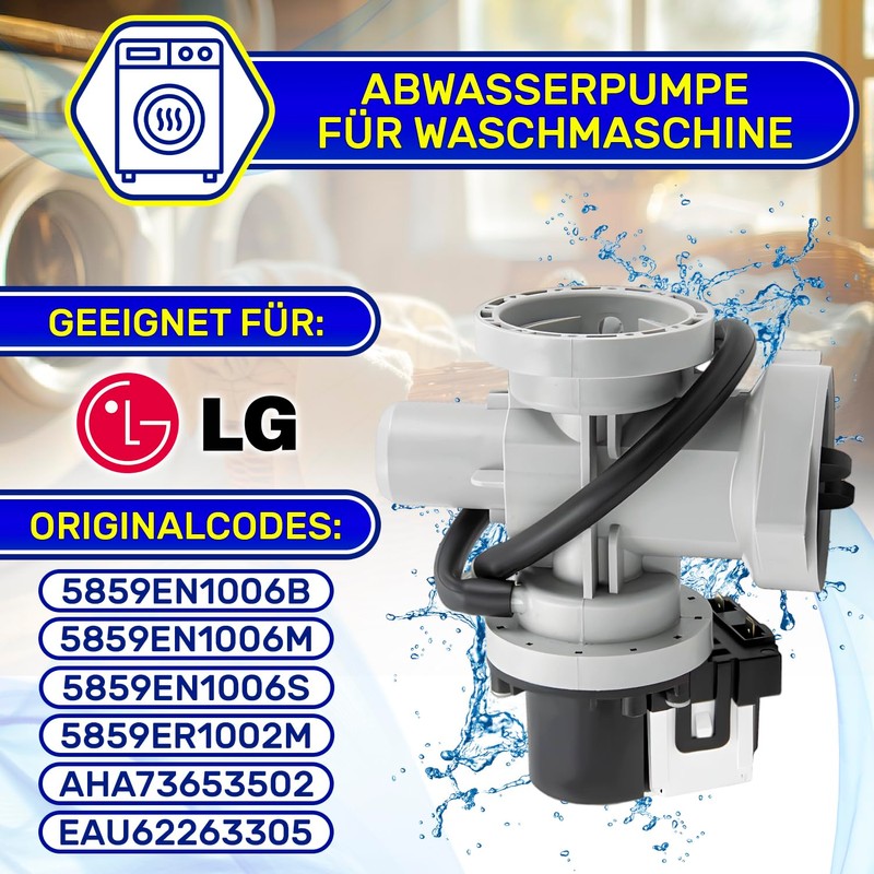Drain Pump Power 30 W 220/240 V for Washing Machine