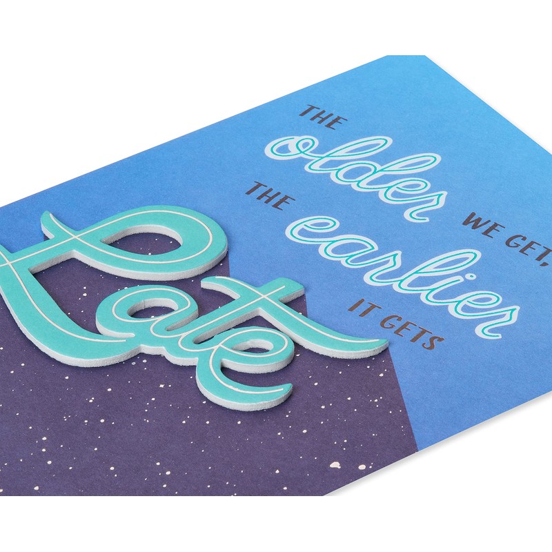 Papyrus Funny Birthday Card (Goodnight)