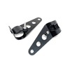 Pair Of Black Universal Fork Mount Headlight Brackets To Fit