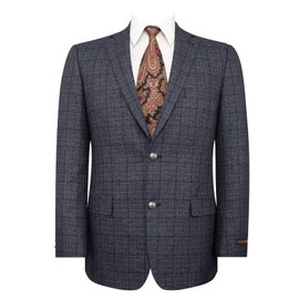 P&L Men's Blazer Premium Stretch Classic Fit Sport Coat Suit Jacket Blue