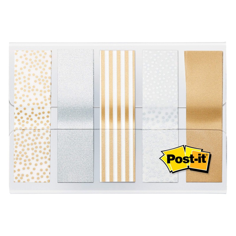 Post-it Flags, 5" X 1.7", 100 Flags with Dispenser, Assorted