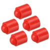 PATIKIL Pool Cue Protective Cover, 5Pcs Rubber Pool Cues End