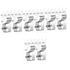 TEHAUX 40pcs Vinyl Siding Clips Punch Outdoor Wall Hooks for