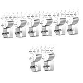 TEHAUX 40pcs Vinyl Siding Clips Punch Outdoor Wall Hooks for Cameras and More Easy Installation Damage Design Versatile Use for Home and Garden