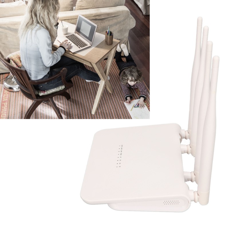 4G LTE Modem Router with SIM Card Slot 4 Antennas
