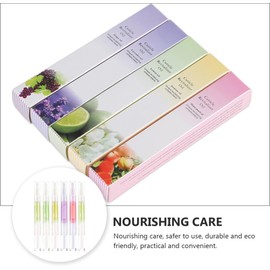 COLLBATH Aceite Revitalizante para Cutículas Bolígrafos Fáciles de Llevar con Extracto Vegetal Paquete de 6 Piezas Mixtas Varios estilos para Manicura en Casa o Salón Varios estilos
