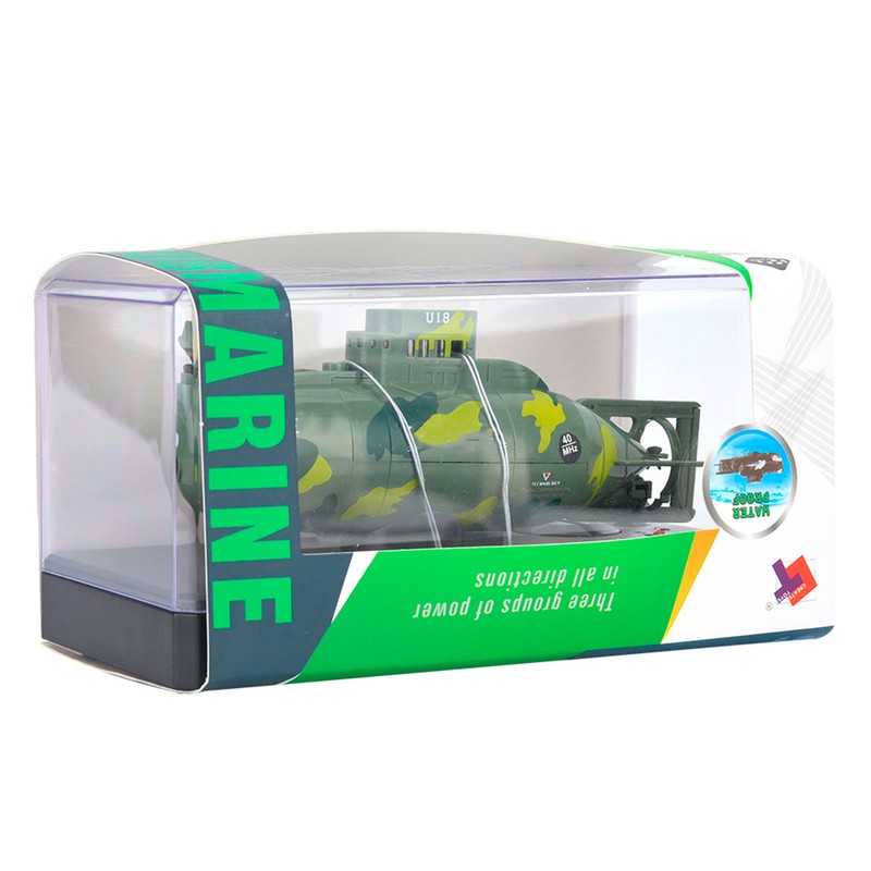 Mini Simulation Military Remote Control 6 Channel Submarine Toy Model