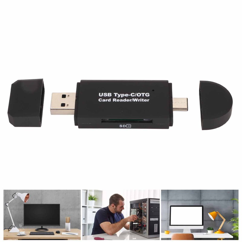 USB C Memory Card Reader Professional Plug and Play OTG