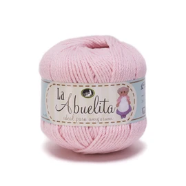 Omega - Hilaza Abuelita 100% algodón Bolsa con 5 bolitas de 50 gramos (Rosa)