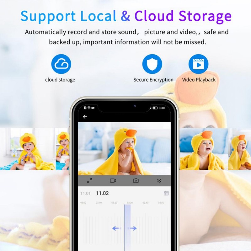WiFi Camera 2MP Night Vision 2 Way Audio Alarm Function