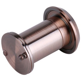 Wide Angle Door Viewer 220 Degree Home Security Optical Glass Wide Angle Door Viewer Doors for Office Hotel Security System (Red Bronze), Door Viewer Door Area Wide Angle Door Viewer Home Security