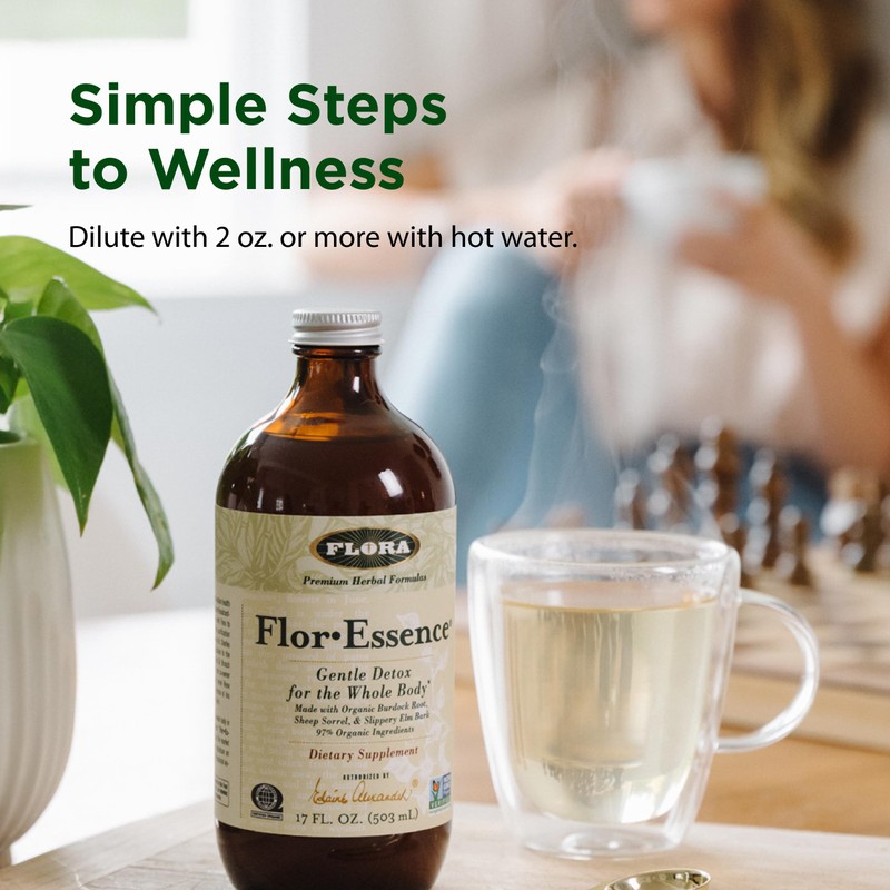 Flora Flor Essence Liquid Tea Blend 32oz LARGE - Gentle