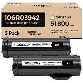 VersaLink B600 B610 Black High Capacity Toner Cartridge 2-Pack Replacement for Xerox 106R03940 106R03942 106R03944 Toner Compatible for Xerox VersaLink B600 B605 B610 B615 Laser Printer Ink All-in-One