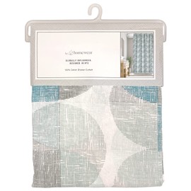 Homewear Organic Soleil 70"x72"Shower Curtain-Blue