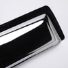 Puermto 94155Y Chrome Side Window Visor Wind Vent Deflector fit