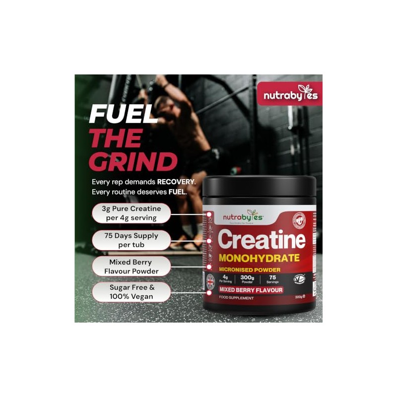 Creatine Monohydrate Powder | Micronised Creatine | Men & Women