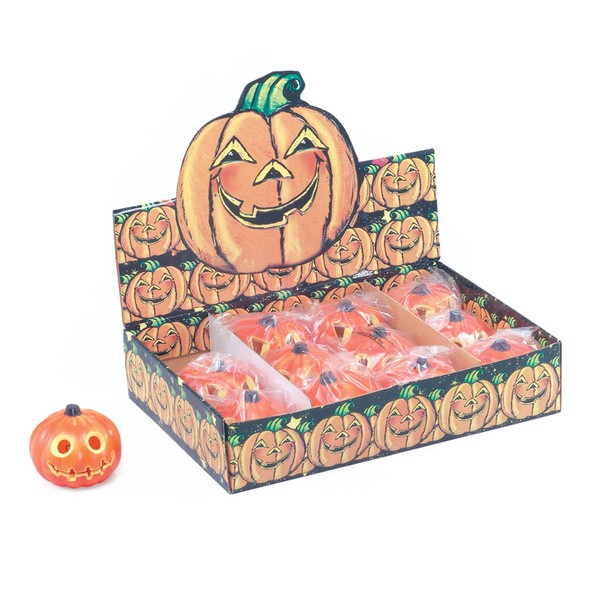 Bristol Novelty HI106 Pumpkin Light Up, Orange/Yellow/Black, One Size
