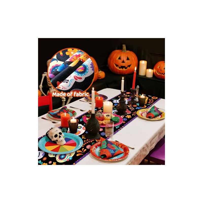 Decoraciones para el Día de los Muertos y Ofrenda para