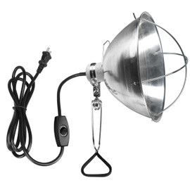 Simple Deluxe 10.5 Inch 1 Pack Clamp Lamp Light with Aluminum Reflector and Ceramic Base, 250-Watt E26 Socket (No Bulb Included) 6 Feet 18/2 SJT Cord