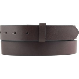 BELTINGER Extra Length Belt Made of Full Cowhide Leather without Buckle 3 cm | 120-180 cm Leather Belt for Men 30 mm | Men's Belt in Plus Sizes, brown