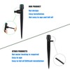 Drip Irrigation Emitters Sprayers for 1/4" Tubing, with Lock Barbed