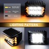 SLARY 4 Inch LED Work Lights LED Strobe Pods, Side