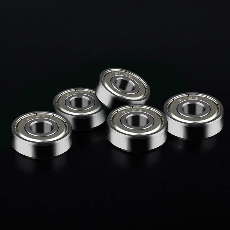 AIMALL 10X New 608ZZ Ball Bearings Premium ABEC-5 CNC Skateboard
