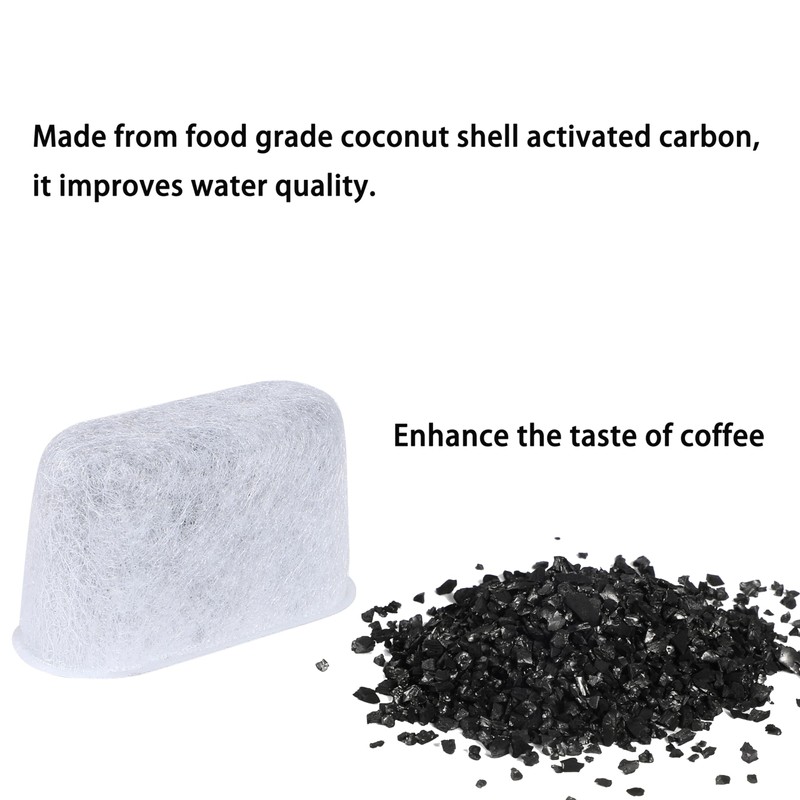 Charcoal Water Filter for Cuisinart SS-10, SS-15, SS-700, DCC-1200, DCC-3200,