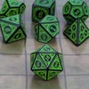 QMAY DND Dice Polyhedral Dice Set – 7 Pieces for