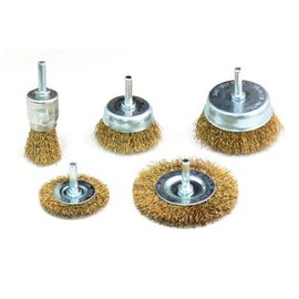 STRAIGHT 19-8250 Cup Wheel Brush Set, 5 Pieces