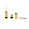 Monoprice 9438 Gold Plated Speaker Pin Plugs - 5 Pairs
