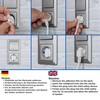 Child Safety Sockets, 10/20 Pack with Twist Mechanism for German