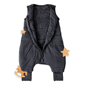 Nyte Nyte Baby - 2.5-TOG Gray, 6 to 12 Months, Sleeveless Sleep Sack, Imported Baby & Toddler Sleeping Sack, Breathable Sleep Sack, Adjustable Feet Cuffs & Anti-Slip Grip