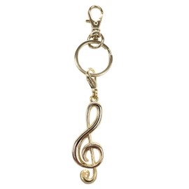 NAKANO MM120KHGCG All Music Keychain Treble Clef Gold