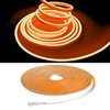 Maxlaxer Orange Neon LED Strip Lights, 16.4ft 12V Waterproof Flexible