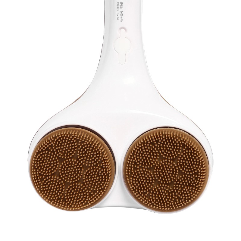 Unbranded Double Head Electric Bath Brush Body Shower Brush Long
