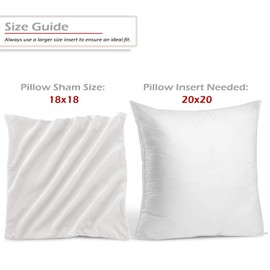 Nestl Throw Pillow Covers, Cozy Velvet Decorative Outdoor Pillow Covers 18X18 Inches, Soft Solid Cushion Covers for Sofa, Bed and Car, Set of 4 - White