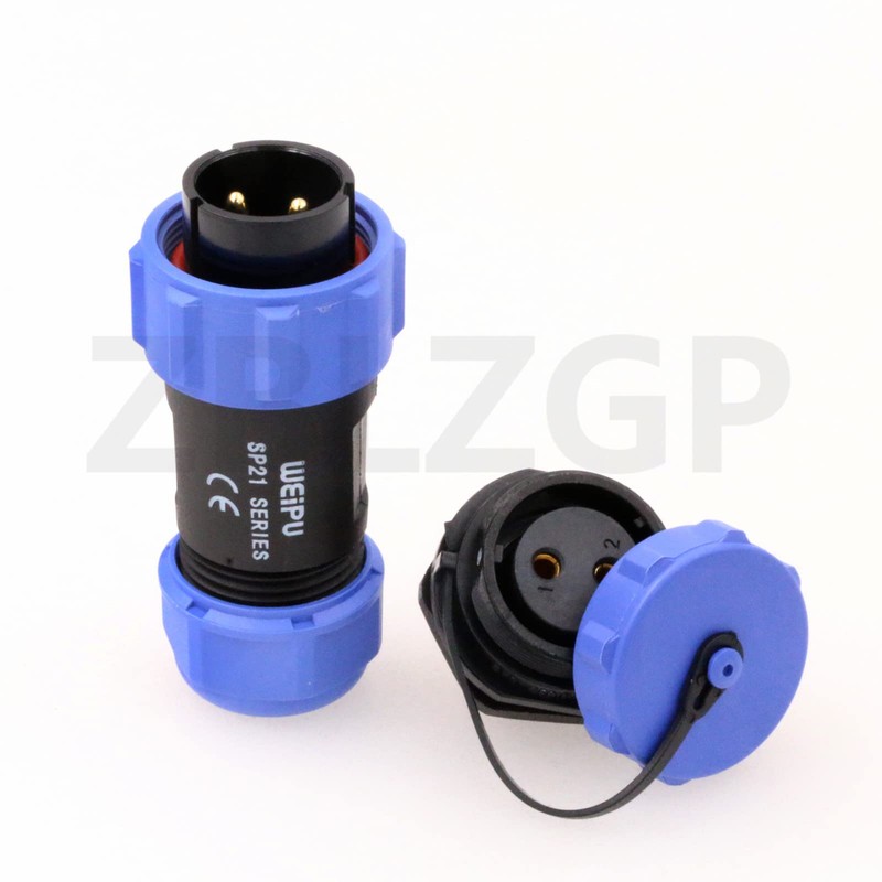 ZBLZGP WEIPU SP21 SP2110/P+SP2112/S IP68 Waterproof 2 Pin Docking Screw