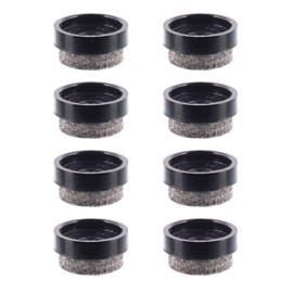 Wagner QuickClick® Felt Glides Furniture Glides Chair Glides Replacement – Set of 8 Replacement Gliders Interchangeable – Wool Felt Ultra Slim – Diameter 17 mm – for Base Diameter 17 mm – Made in DE-