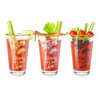 Final Touch Bloody Mary Time Pint Glasses with Graphic -